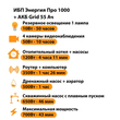 ИБП для котла Энергия Про 1000 + Аккумулятор Grid 55 Ah 12 v (700Вт - 43мин) - ИБП и АКБ - ИБП для котлов - . Магазин оборудования для автономного и резервного электропитания Ekosolar.ru в Протвино